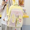Schoolbag High Value Bow Rabbit Ear Design Student Dopamine Sweet Girl Heart Large Capacity Campus Backpack