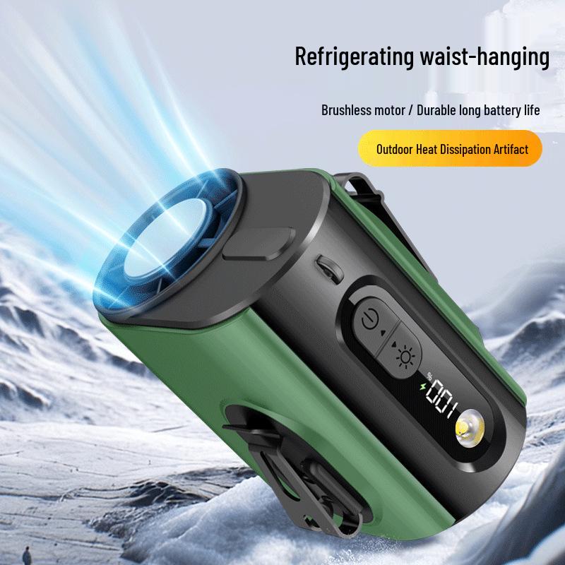 

Portable Waist and Neck Fan with Long-lasting Battery 97x91x79mm