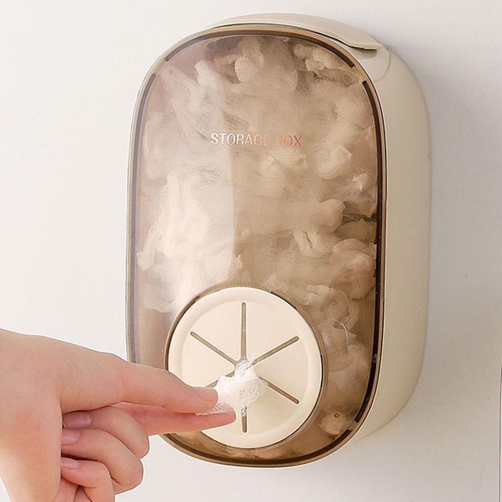 Wall Mounted Wrap Cover Storage Box Dustproof Disposable Food Cover Storage Box  for Home