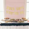 Pre-Strung Holy S You're 32 Gold Glitter Banner, Happy 32nd Birthday Decorations for Women, 32 Year Old Party Decor for Men