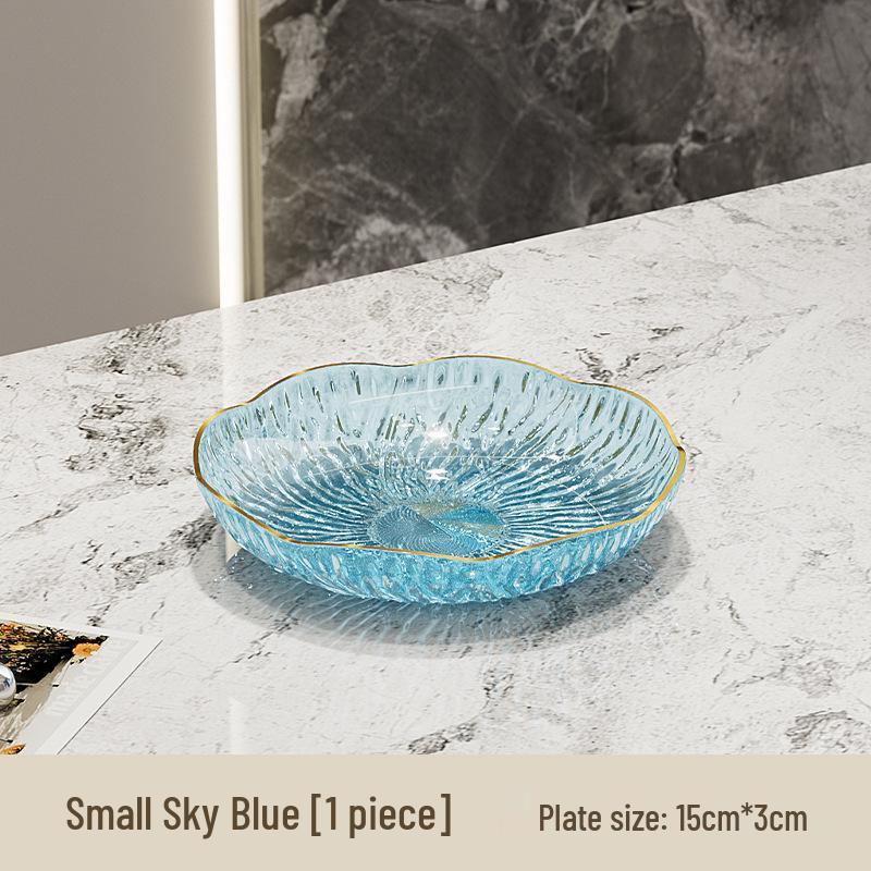 High-Value Transparent PET Fruit Plate for Living Room Snacks