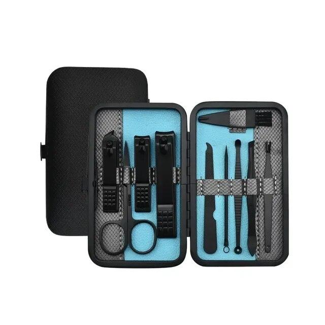 10/15/25-tlg. Vollfunktionsset, professionelles Pediküre-Set aus Edelstahl, Nagelknipser mit tragbarer Hülle, Geschenkidee, Maniküre-Set