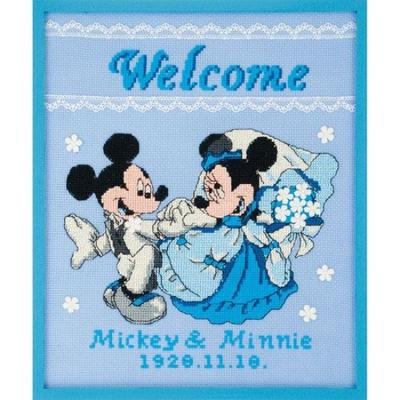 Olympus Yarn 7196 Embroidery Kit Disney Welcome Board Happy Dream