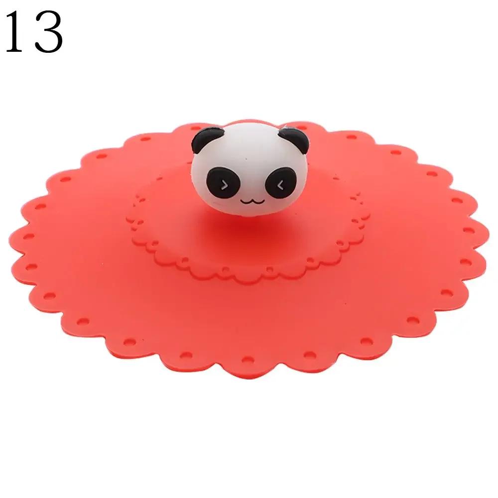 New 10cm Cute Reusable Cap Suction Cup Cover Dustproof Silicone Cup Cover Leakproof
