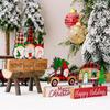 3D Gnome Christmas Wooden Ornaments for Home and Car Decor