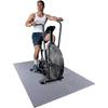 ProsourceFit Puzzle Exercise Mat  in, EVA Interlocking Foam Floor Tiles for Home Gym, Mat for Home Workout Equipment, Floor Padding for Kids, Black, 2