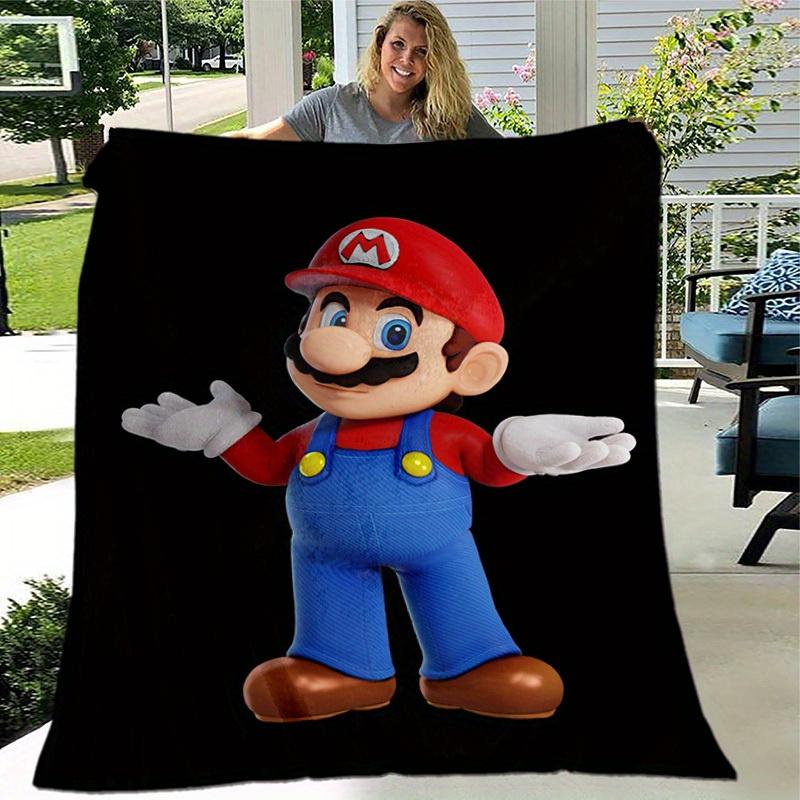 1pcSuper Mario Blanket - Soft and Comfortable, Suitable for All Seasons, Makes a Great Gift!B06024m