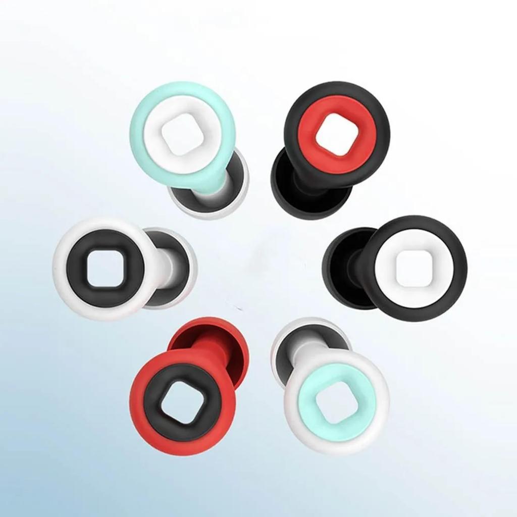 AUGEN Ear Plugs for Sleeping, Noise Canceling, Reusable Silicone Earplugs for Hearing Protection, Waterproof EarPlugs Suitable for Swimming Study
