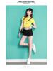 Women's Low-Rise Sexy Nightclub Jeans and Crop Top Set - Japanese AV Style, Elastic Fit, Perfect for Summer & Winter