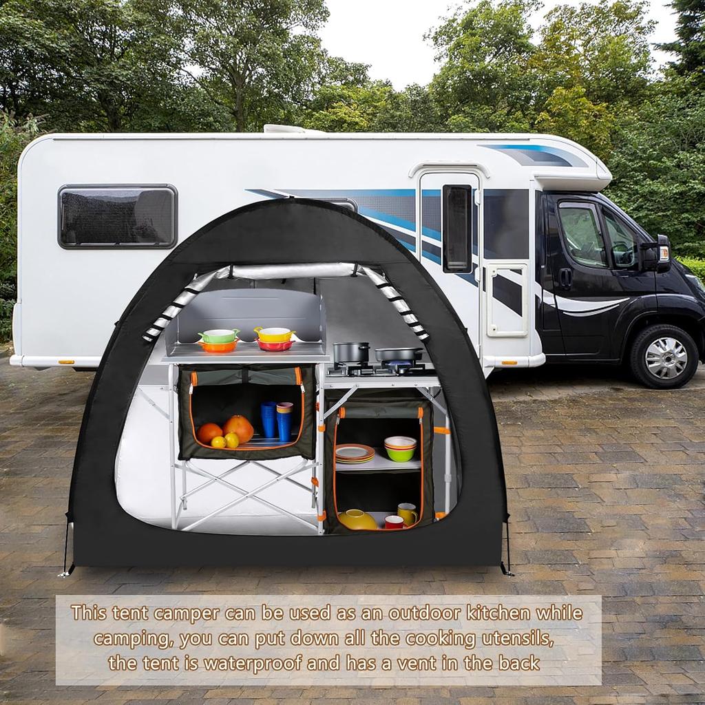 200*80*165CM Outdoor Foldable Bicycle Shed Storage Shed, with Spare Poles Rain Bands Can Accommodate 1 To 1 Bicycle Waterproof