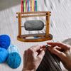 Wooden Desktop Crochet Yarn Beaded Multi-layer Storage Rack Wool Storage Rack Desktop Crochet Rack