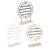 Decorsative Metal Wood Earring Tree Jewelry Storage Rack Compact Organizers For Bedroom Dresser Countertop Farmhouse Style Decors