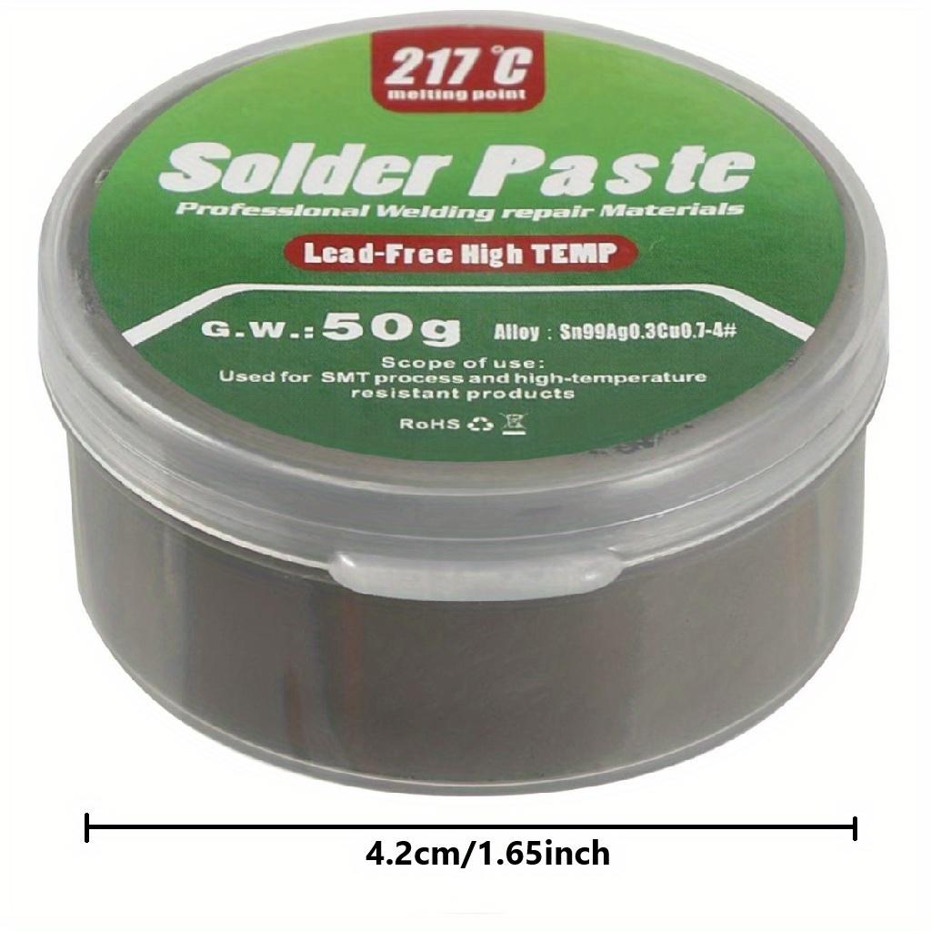 High-temperature Solder Paste 217°C (Sn99%Ag0.3%Cu0.7%), Electronic Solder Paste, Used for IC/PCB/BGA/SMD/repair with Melting Point of 217°C, No-clean