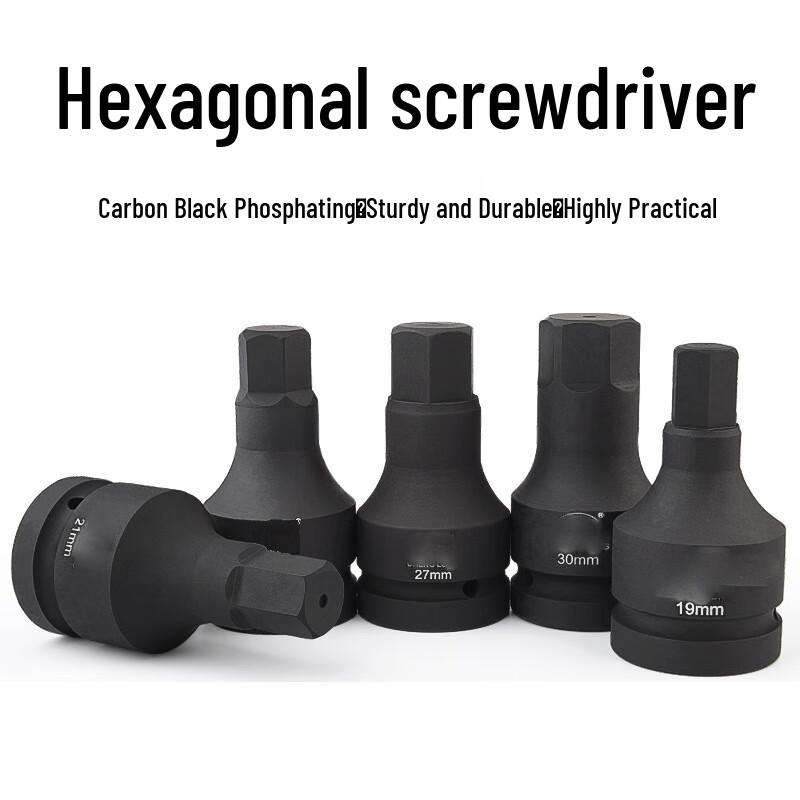 OLOMM Heavy-Duty 3/4-inch Hex Impact Socket Bit