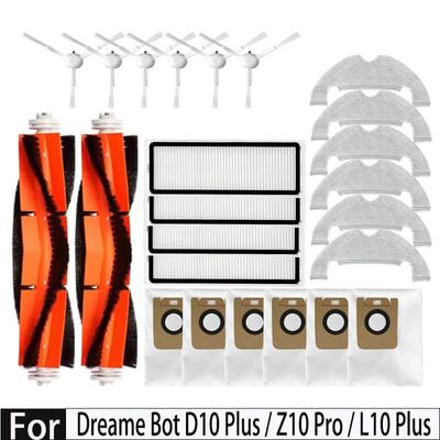 Für Zubehör Dreame Bot D10 Plus RLS3D Saugroboter Hepa-Filter Wischmopp Hauptseitenbürste Staubbeutel Ersatzteile