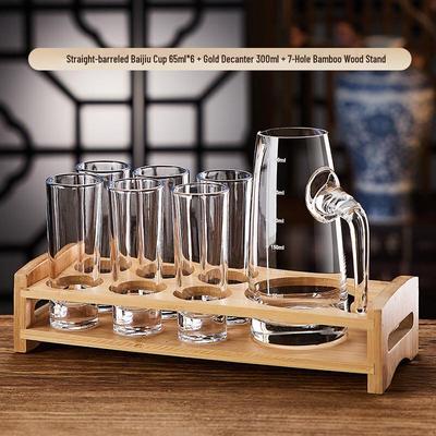 OLOEY Baijiu Glass Set with Decanter and Rack