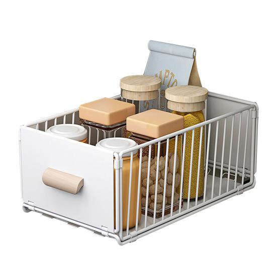 Pull-out Storage Rack Large Capacity Drawer Design Multipurpose Slide-Out Under-Sink Organizer Bathroom Storage Shelves