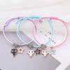 Student Girlfriend's Korean-Style Simple Cute Friendship Woven Bracelet Set - Handmade, Colorful, Three-Piece Rope
