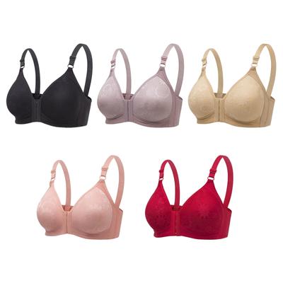 Aktiver BH für Damen mit Vorderverschluss, drahtlos, weiches Bralette, dünner Büstenhalter
