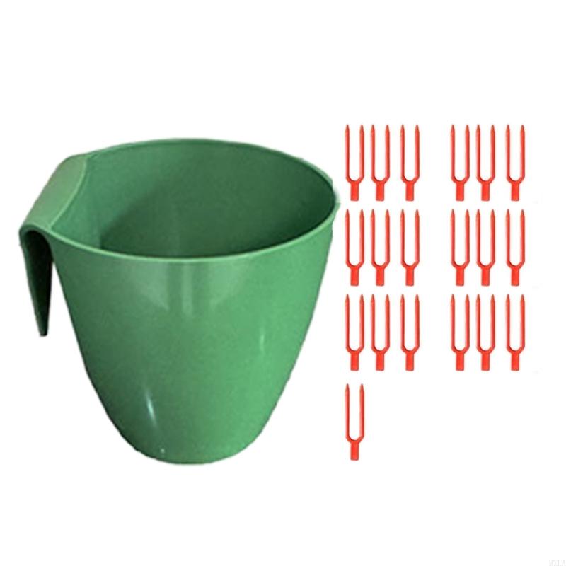 MXLA Strawberry Seedling Cups Aeration Design Safe Plastic Support Tool Included S