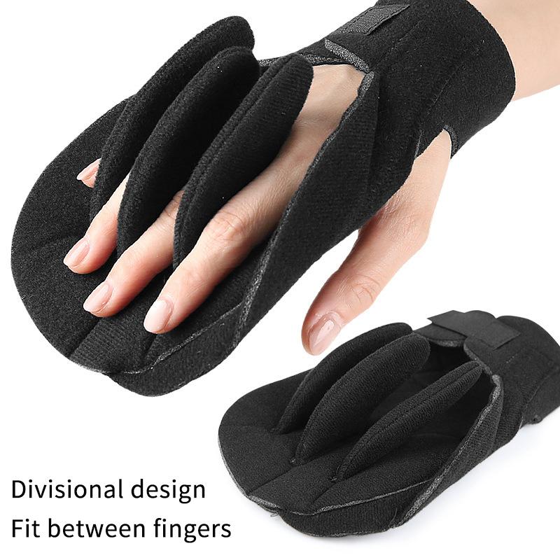 3D Built-in Finger Separator Hand Brace Orthopedic Pad for Contracture Relief Support for Stroke Paralysis Patients Home Therapy