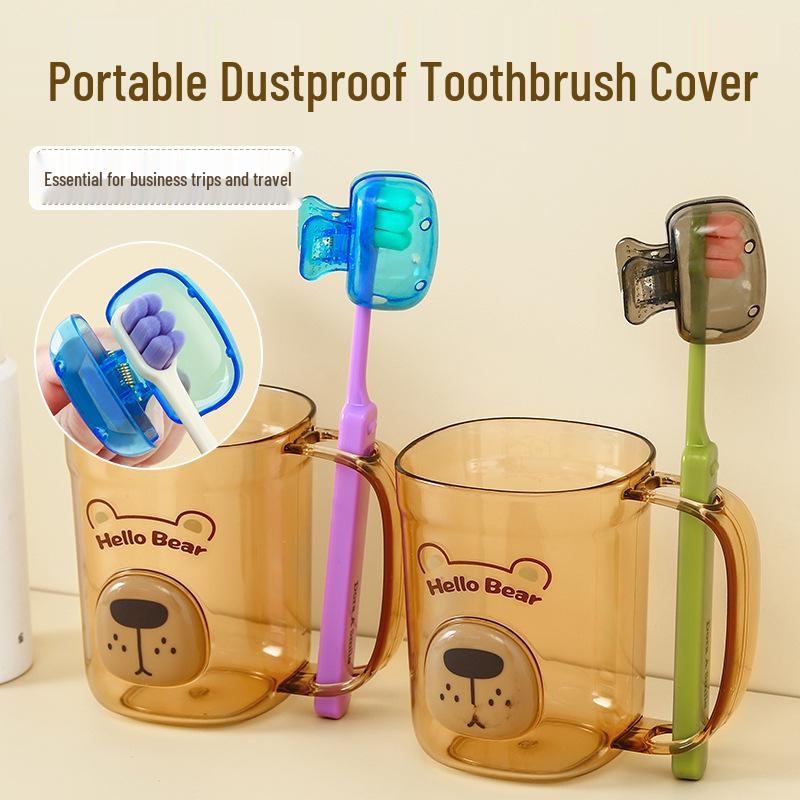 Travel Toothbrush Head Protective Cap - Portable Electric Toothbrush Cover & Dust Storage Solution
