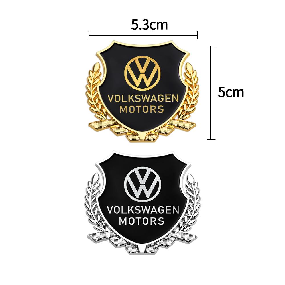 3D Metal Car JK68 Logo Body Trunk Badge Emblem Sticker Accessories For Volkswagen VW Golf Polo Tiguan Rline R Passat CC Touareg Jetta