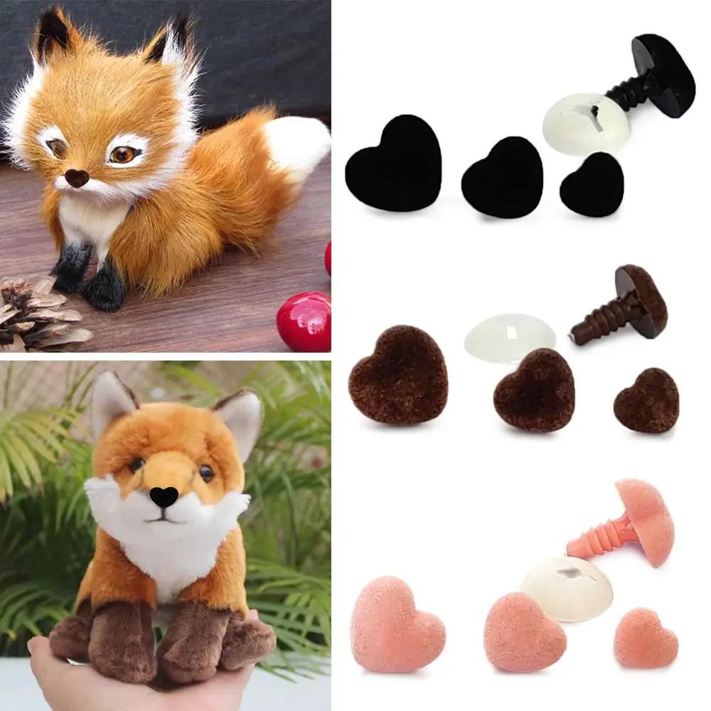 10pcs 2026 12mm 15mm 18mm Triangle Nose Bear Buttons Dolls Accessories Safety Parts DIY Tool Love Noses