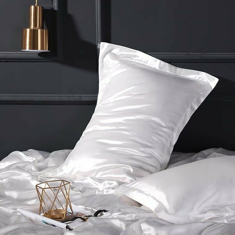 Charm Momme Anti-wrinkle Soft Protect Hair Skin Pillowcase Skin-friendly 48cm*74cm Artificial Silk Pillow Case PillowCase Luxury Mulberry For Bed