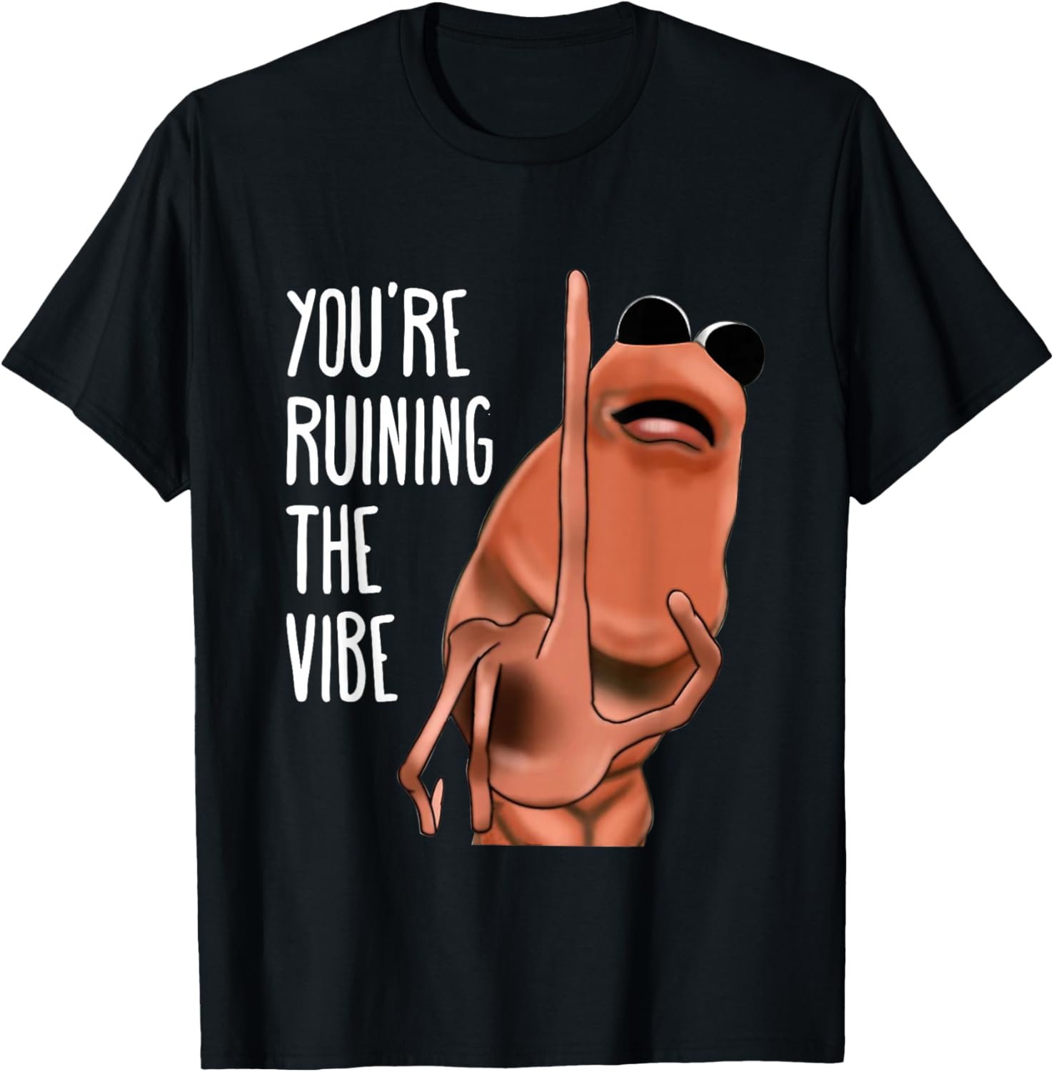 

Marcus The Worm Youre Ruining The Vibe TShirt MenWomen Fashion Casual Fashion ShortSleeved RoundNeck Streetwear S