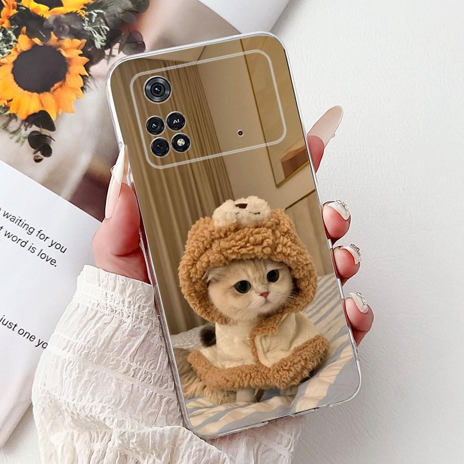 For Xiaomi Poco M4 Pro Elegant Floral Butterfly Phone Case For Xiaomi Poco M4 5G PocoM4 Pro 5G 4G Soft Silicone TPU Cases
