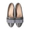 Bridget Birkin Girly Schleifen-Loafer, Damen, Grau, Größe 23.0 cm