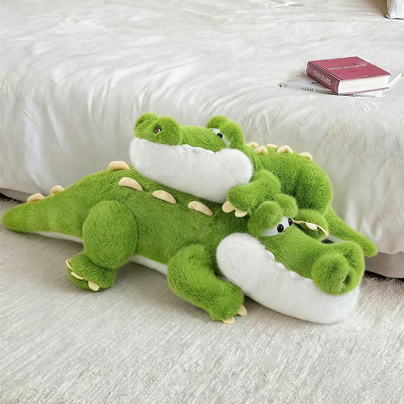 Mr. Crocodile Cartoon Plush Toy – Children's Birthday Gift, Hug Pillow, Home Decoration