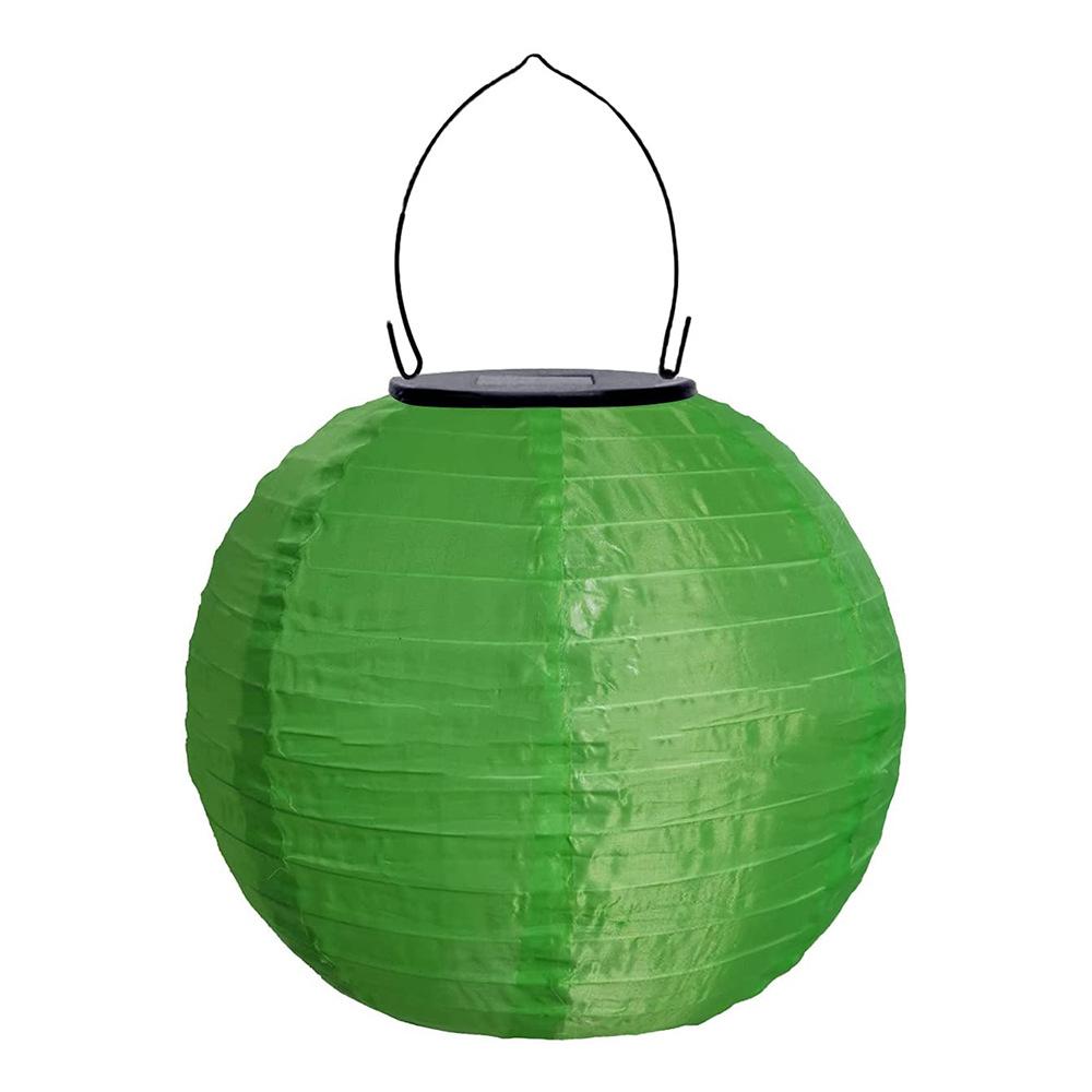 

Powered Colorful Solar Led Lantern Lights Festival Room Decor Outdoor Setup Yard зелёный
