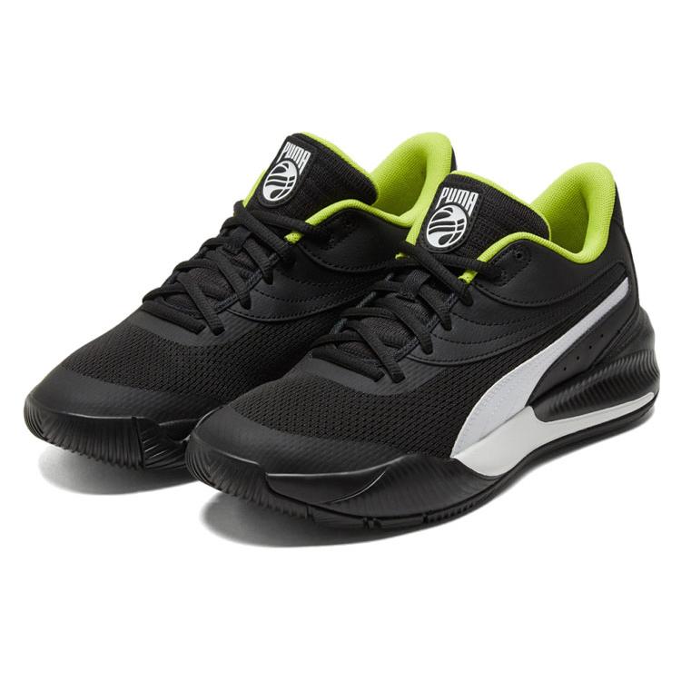 New PUMA Triple Basketball 'Black White' 195217-08