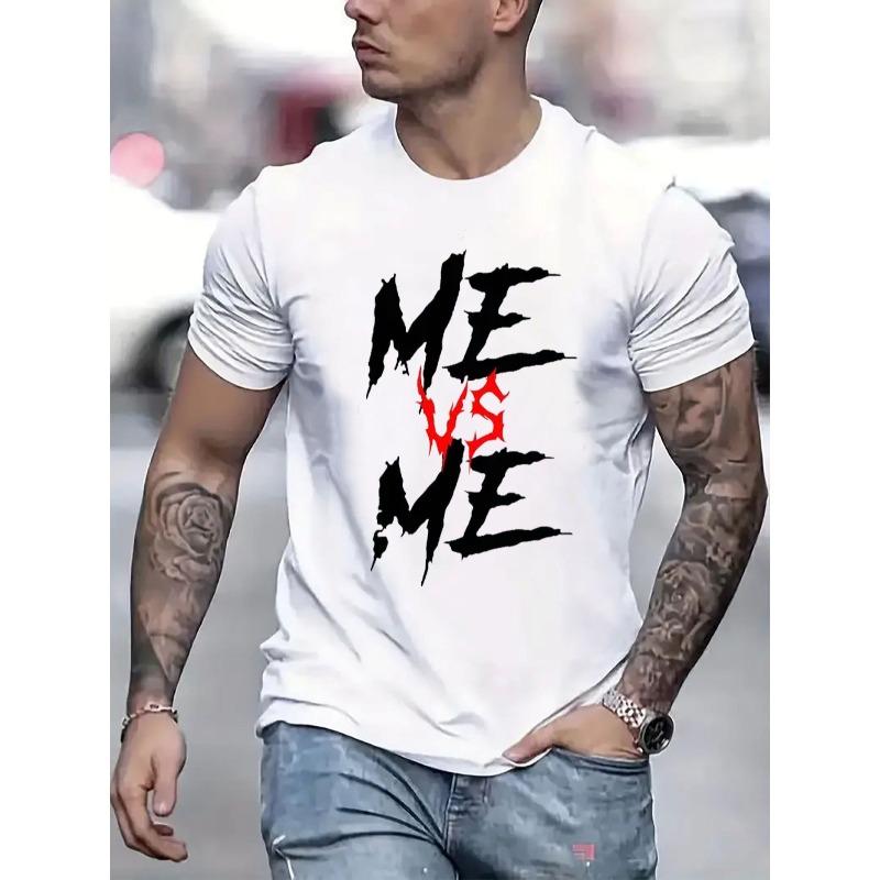 European Sizes Men Casual Short Sleeve Tee 1 Pcs 100% Heavy Cotton - Comfortable Crew Neck, Soft Adorable Tees Tops