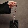 Butterfly Tassel Rhinestone Ball Phone Short Crystal Lanyard Strap Pendant Chain Anti-Lost Hand Rope Fashion Hand Chain
