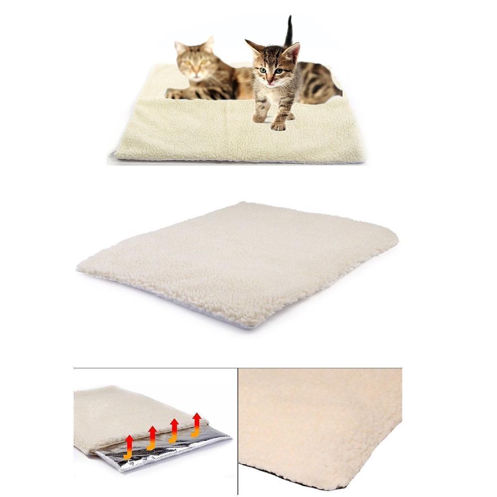 Buy Self Heating Pet Pad Bed Mat Blanket Thermal Washable Fleece Pet