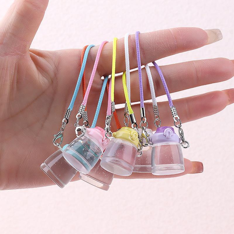 Dollhouse Mini Kettle Water Cup Set Cute Kawaii Miniature Drinkware Doll House Kitchen Decor Accessories