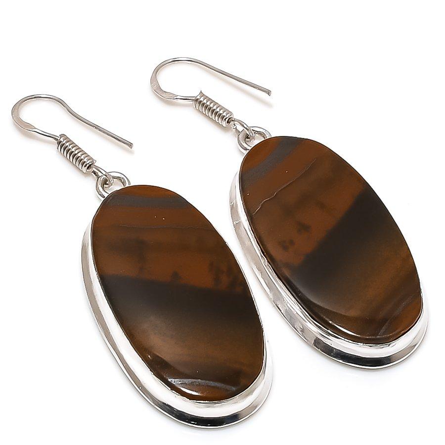 

Этнические ювелирные серьги ручной работы Sonora Sunrise Gemstone 2,25 дюйма SR-1352