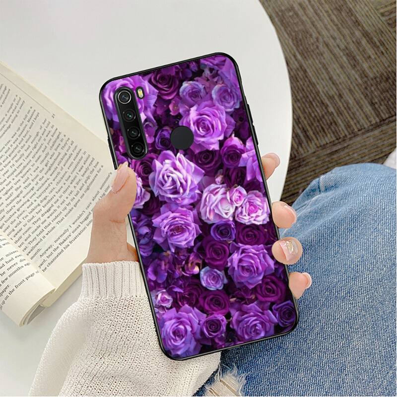 Purple Aesthetic Phone Case CaseFor Redmi Note 8Pro 8T 6Pro 6A 9 Silicone Fundas for Redmi 8 7 7A Note 5 5A Note 7 Capa