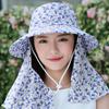 Women'S Sun Protection Visor Uv Protection Outdoor Work Hat Windproof Cycling Hat Tea Picking Hat