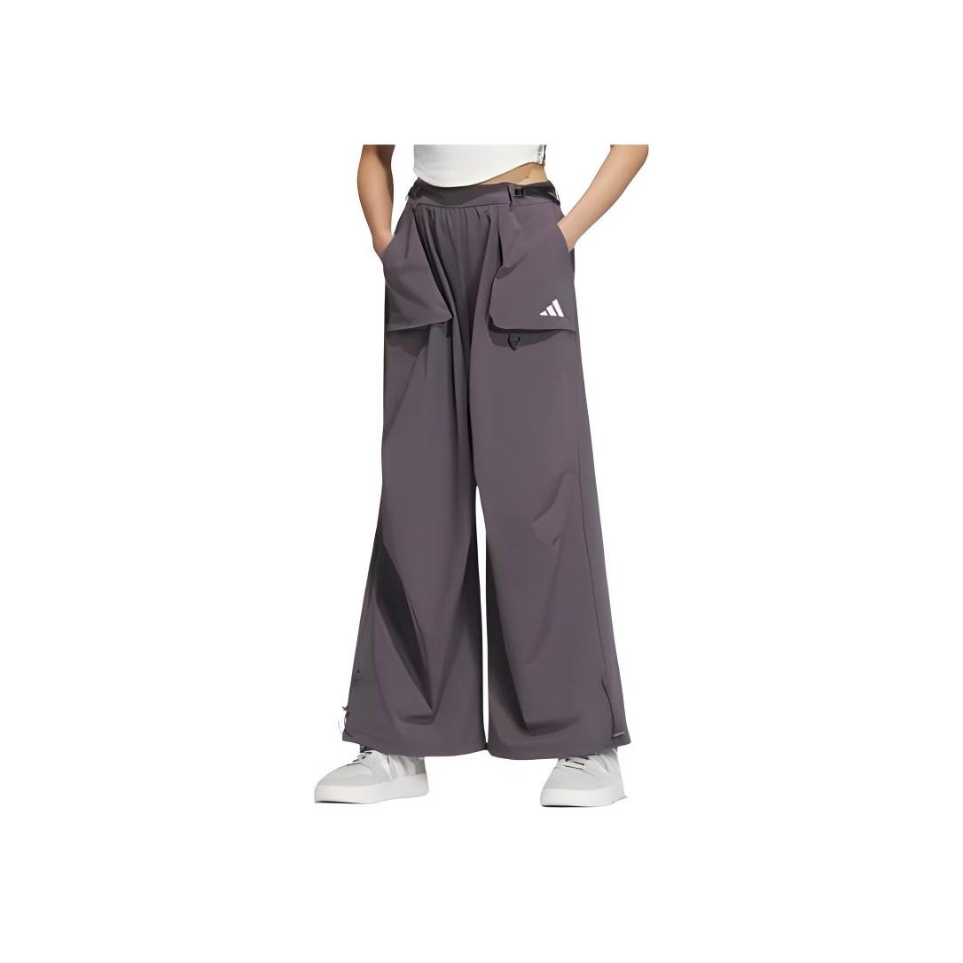 

Adidas Дышащие удобные мягкие повседневные брюки женские низ рок-серый JZ2172 L