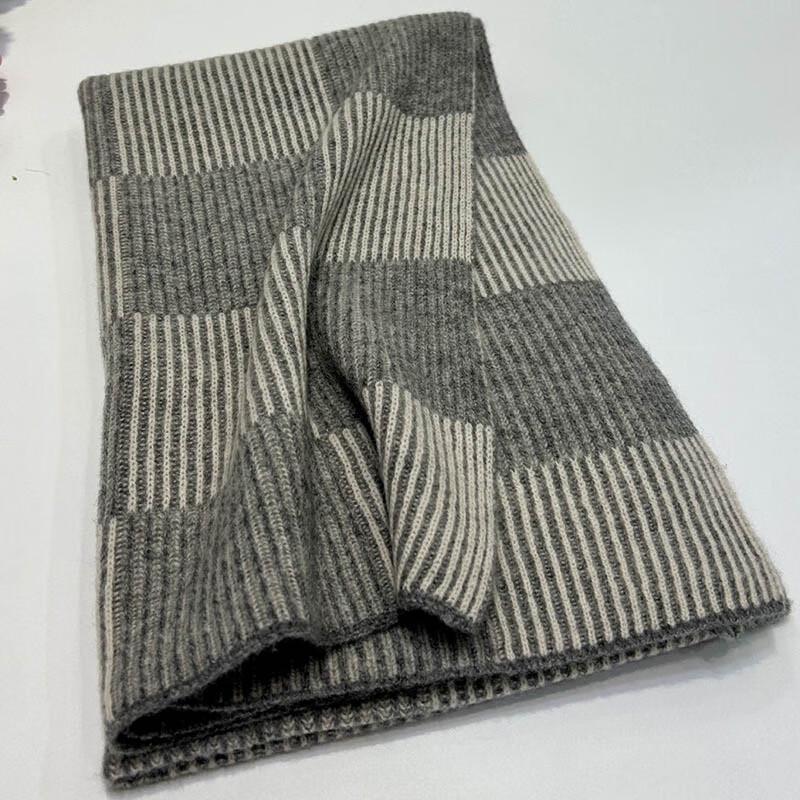 

G·TENNA NX-W273 Женский большой клетчатый шерстяной шарф 170x35 CM