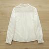 Women's Cotton Coat - Warm Padded Ear-Shaped Lace Placket, Double-Layer Gauze, Round Neck, Casual Versatile Jacket