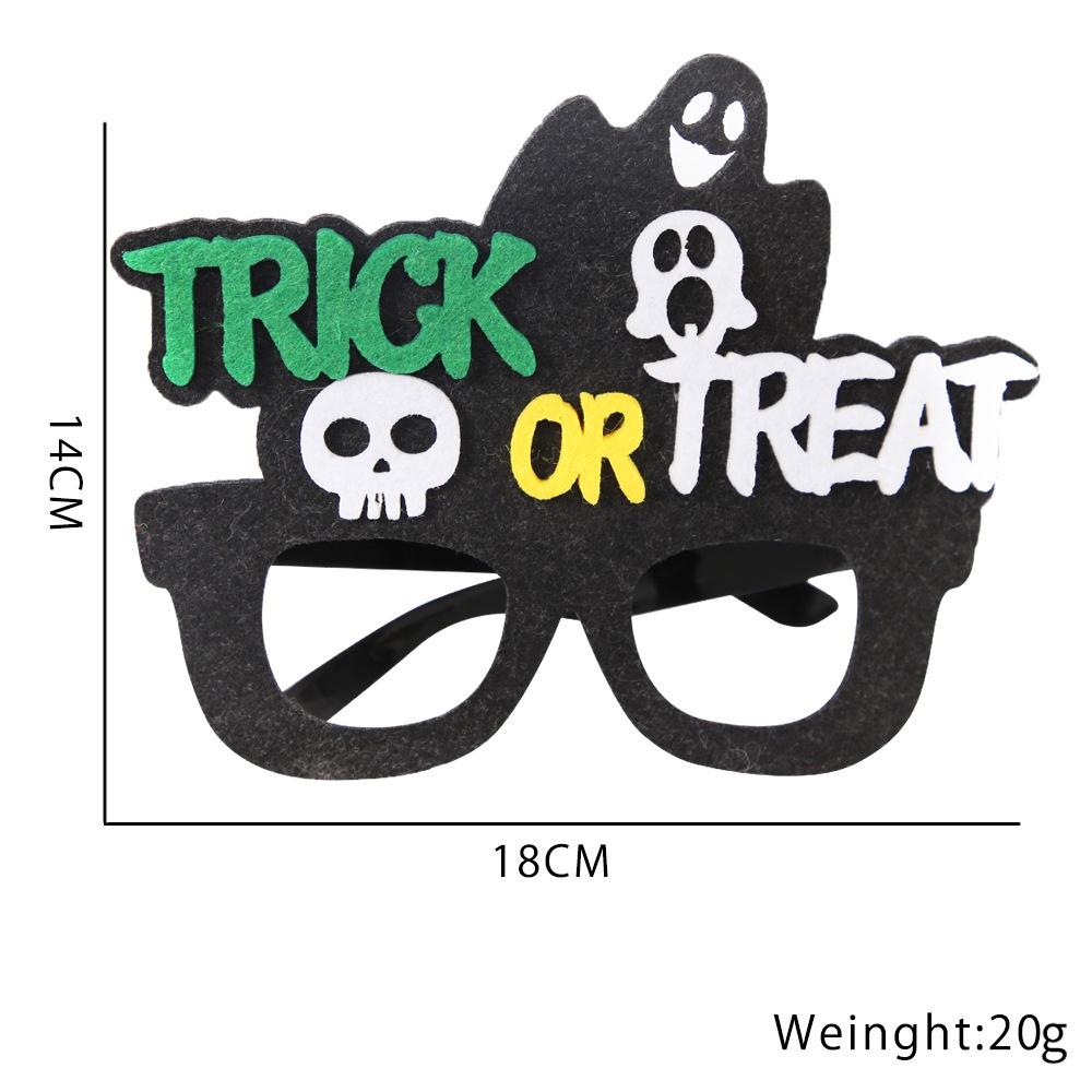 Spider Halloween Eyeglasses Web Zombie Head Ghost Cartoon Style Props Christmas