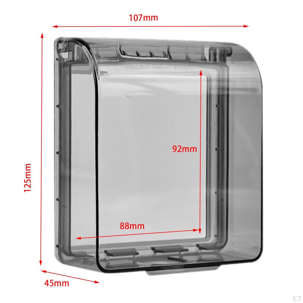 Electric Plug Waterproof Cover Case Protector ,Dustproof PC Outlet Covers for