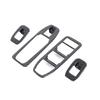 Suetlcoity For BMW IX i20 -2025 ABS Carbon Fiber Car Window Lift Switch Panel Cover Trim Interior Car Accessories