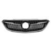Front Bumper Upper Grille 23461446 Black Wind Resistance Reduction Waterproof with Chrome Plated Shell Replacement for