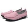 Fashion Women Flats Genuine Leather Fashion Footwear Women Shoe Moccasins Shoes Women Slip On Flat Shoes Soft Plus Size Tenis Feminino